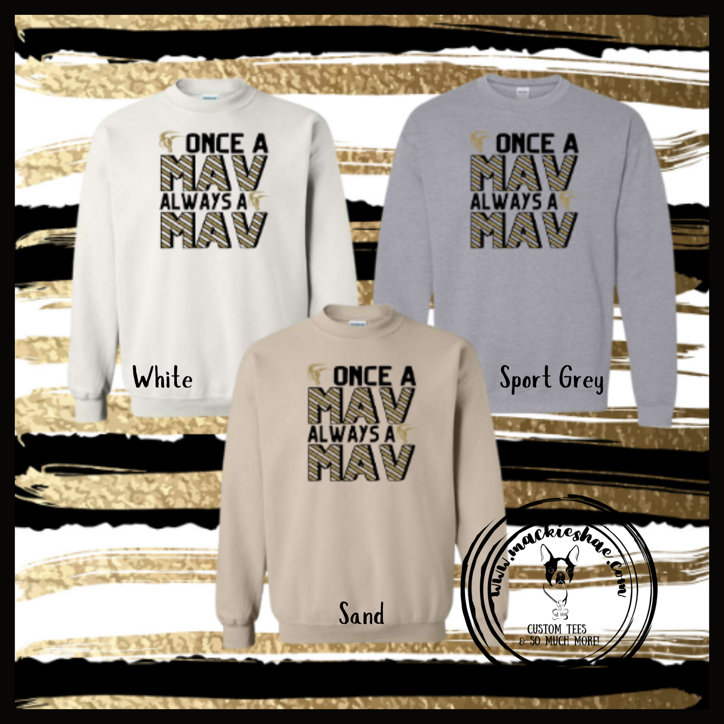 Mavs- Once a Mav Always a Mav Sweatshirt for Youth and Adults