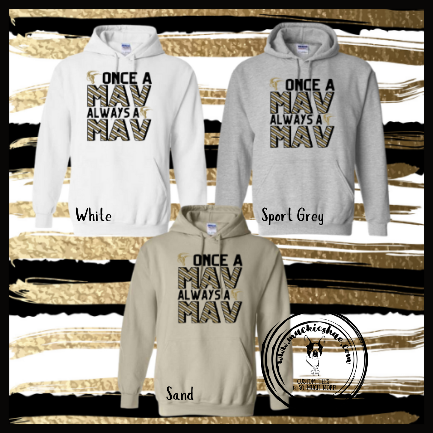 Mavs- Once a Mav Always a Mav Hoodie for Youth and Adults