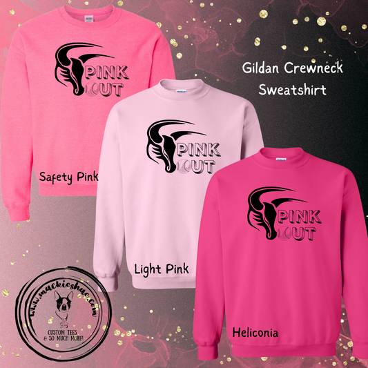 Maverick Softball Pink Out Custom Shirt for Kids and Adults, Sweatshirt