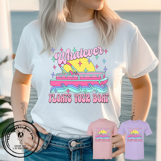 Whatever Floats your Boat Custom Shirt, Soft Short-Sleeve