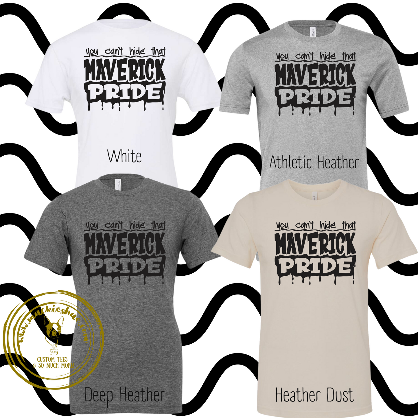 Mavs- You Can't Hide that Maverick Pride Soft Tee for Youth and Adults