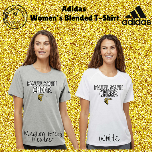 MSHS Cheer-Maize South Cheer with Mav ADIDAS Women's Blended T-Shirt