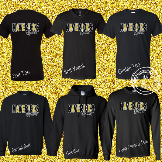 MSHS Cheer- Mavericks Cheer Megaphones Black Gear