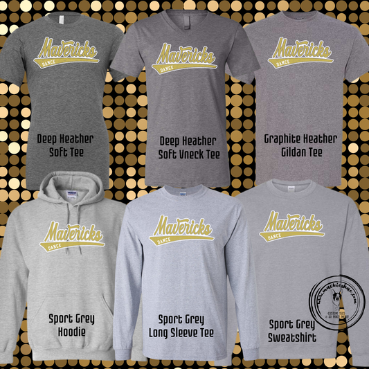MSHS Dance- Mavericks Dance Swoosh Grey Gear