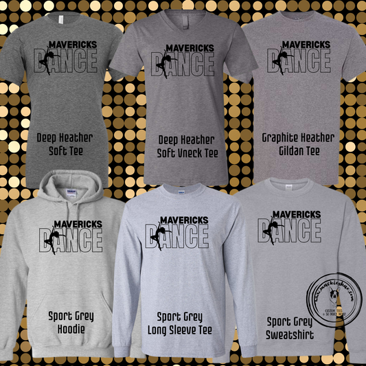 MSHS Dance- Mavericks Dance with Dancer Grey Gear