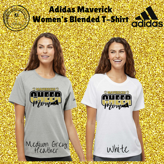 MSHS Cheer-Mavericks Cheer Mom ADIDAS Women's Blended T-Shirt