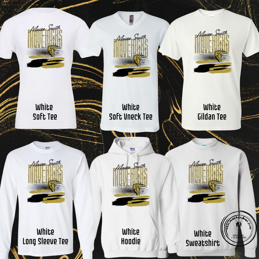 Mavs- Maize South Mavericks White Gear