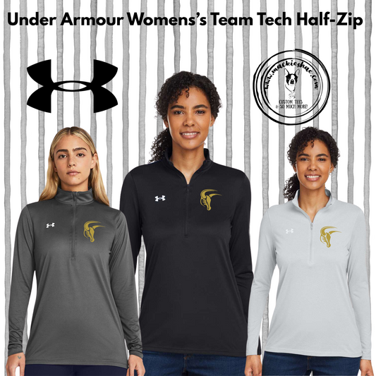 Mavs- Maverick Under Armour Women's Team Tech Half-Zip