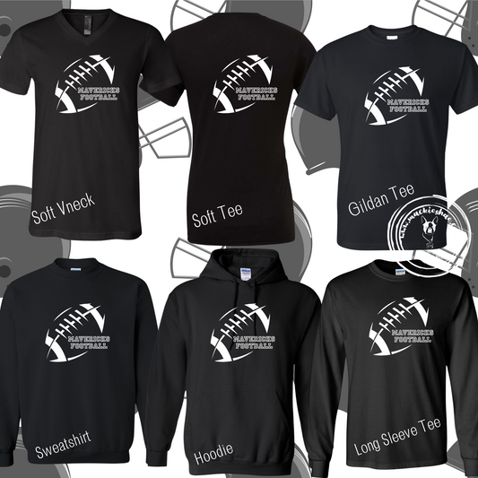 Mavs- Mavericks Football Black Gear