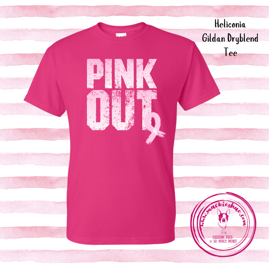 Pink Out Maverick Gildan Tee