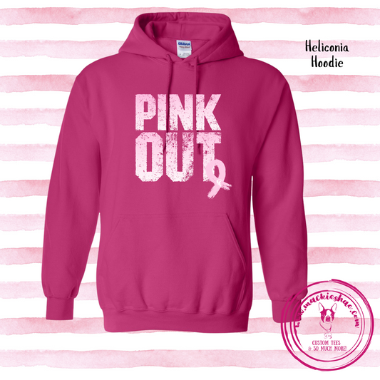 Mavs- Pink Out Maverick Hoodie, Supporting Shelley Poynter Memorial Fund