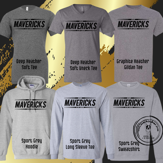 Mavs- We are Mavericks, All Day-Everyday Grey Gear