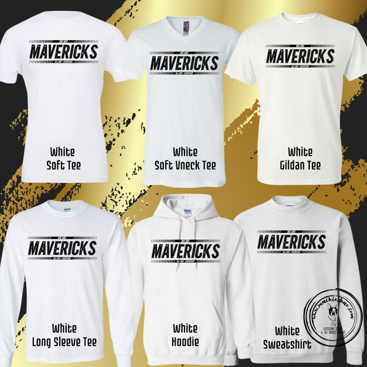 Mavs- We are Mavericks, All Day-Everyday White Gear