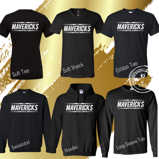 Mavs- We are Mavericks, All Day-Everyday Black Gear