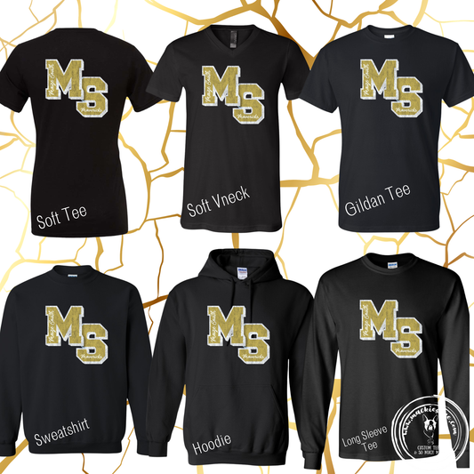 Mavs- MS Maize South Mavericks Black Gear