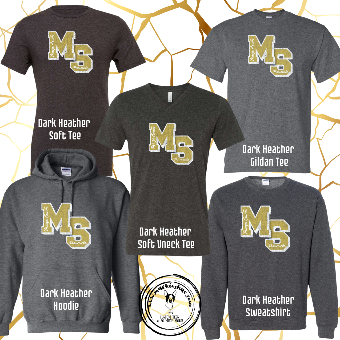 Mavs- MS Maize South Mavericks Grey Gear