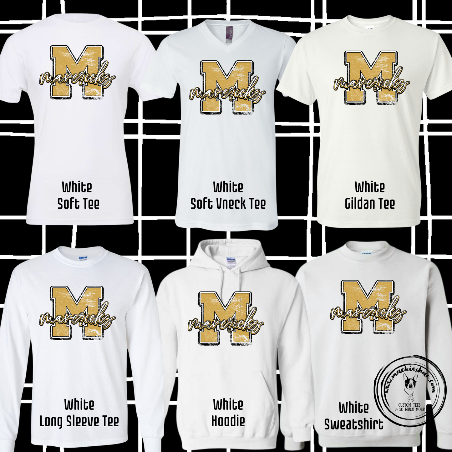 Mavs- M Mavericks White Gear