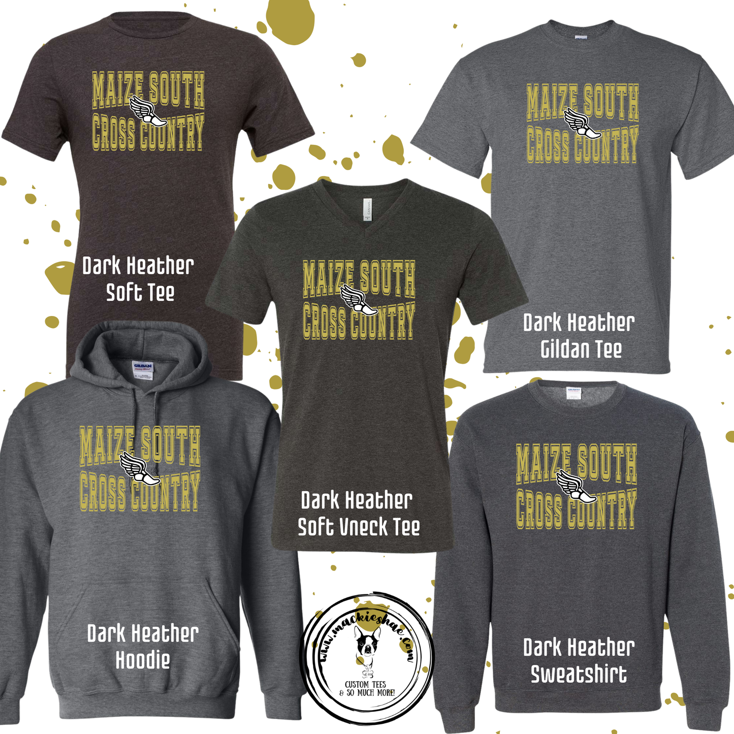 Mavs- Maize South Cross Country Grey Gear