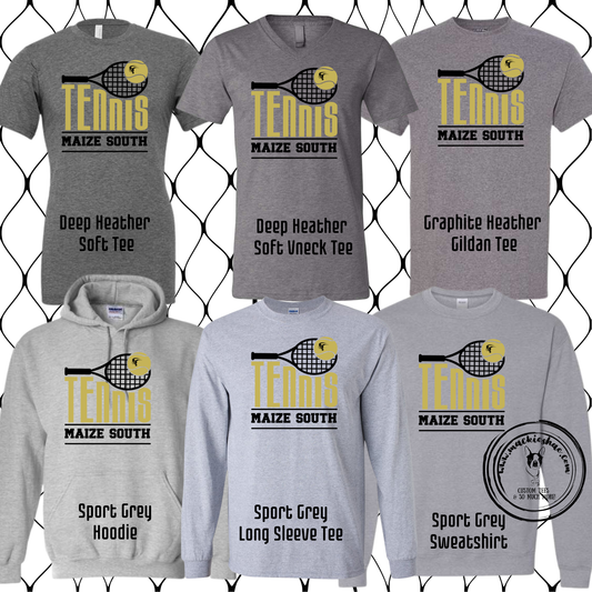 Mavs- Maize South Tennis Racket Grey Gear
