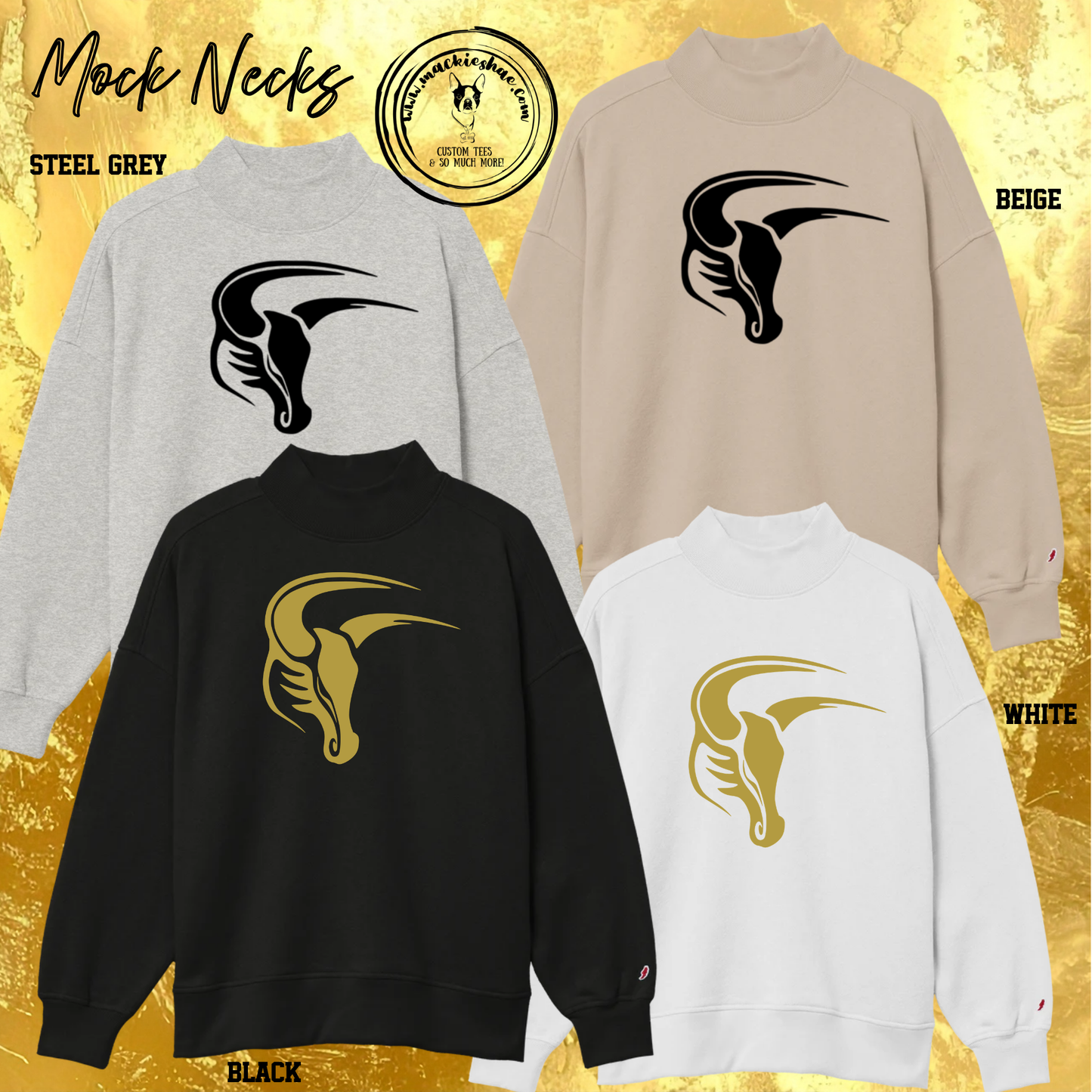Mavs- Maverick Women's Mock Neck