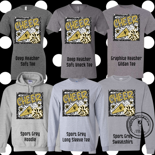 Mavs- Mavericks Cheer Grey Gear