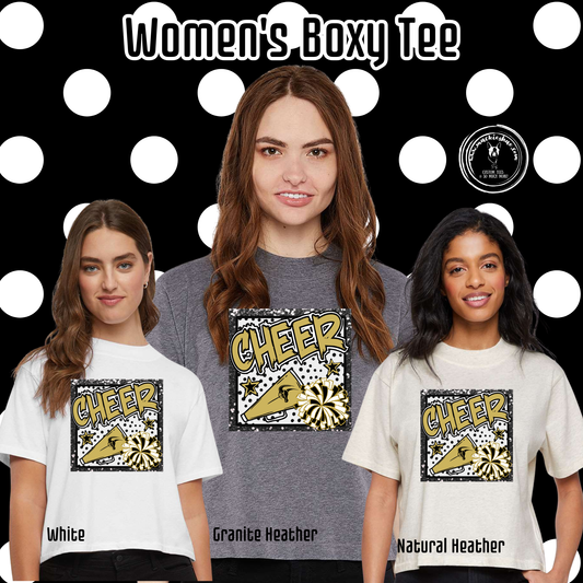 Mavs- Mavericks Cheer Women's Boxy Tee