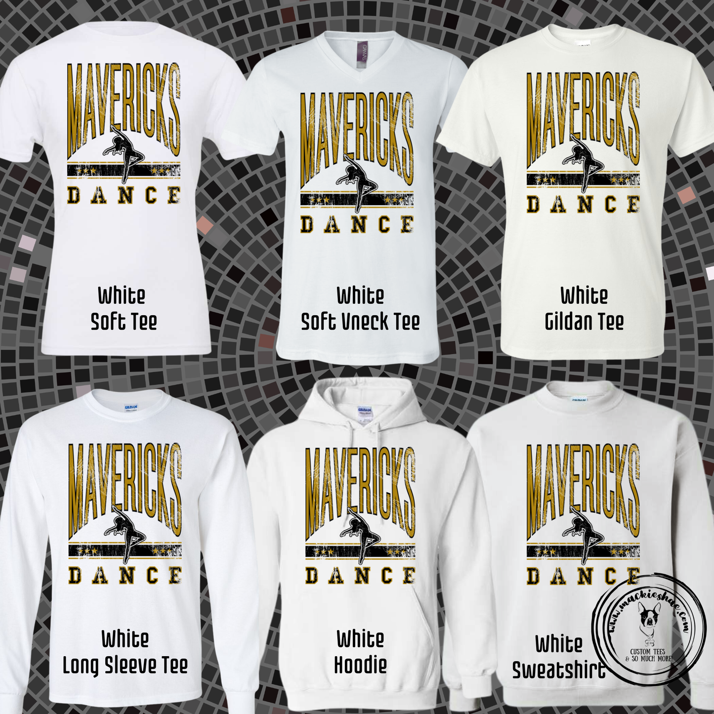 Mavs- Mavericks Dance White Gear