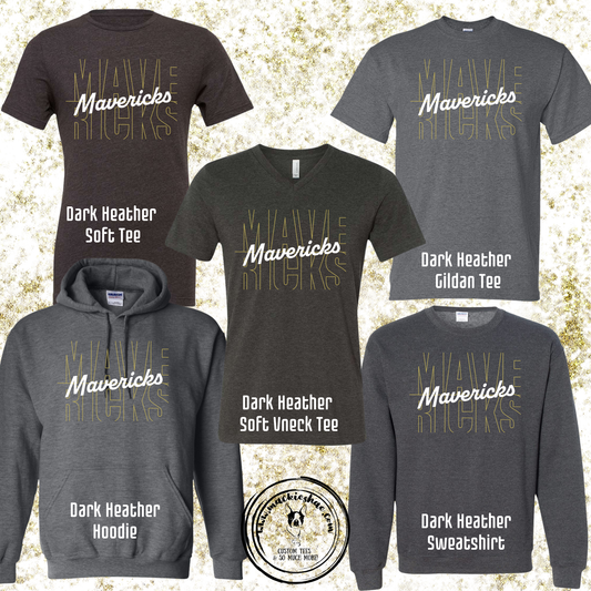 Mavs- Mavericks Faded Grey Gear