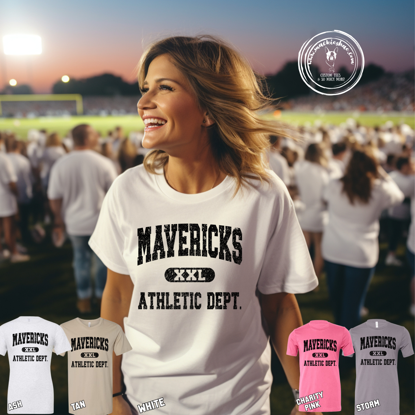Mavs- Mavericks XXL Athletic Dept. Soft Tee