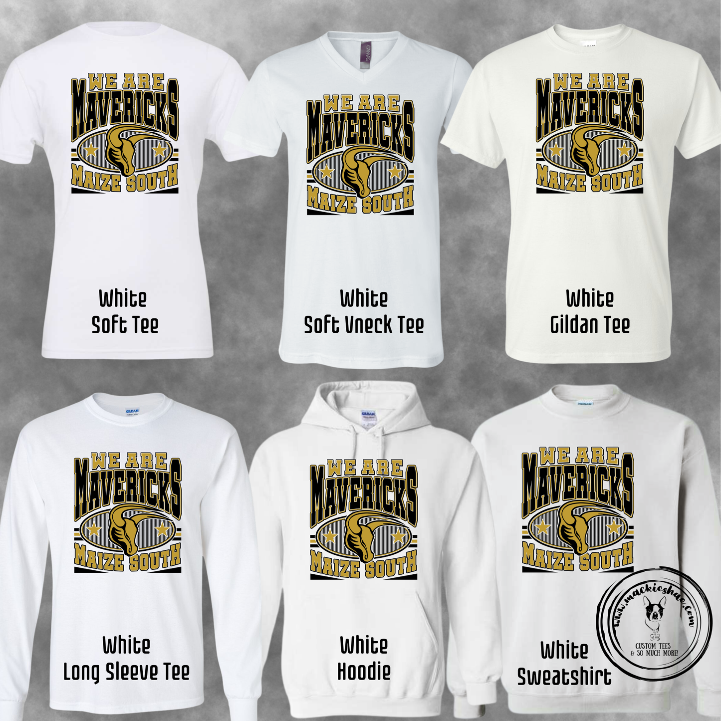 Mavs- We are Mavericks Maize South White Gear