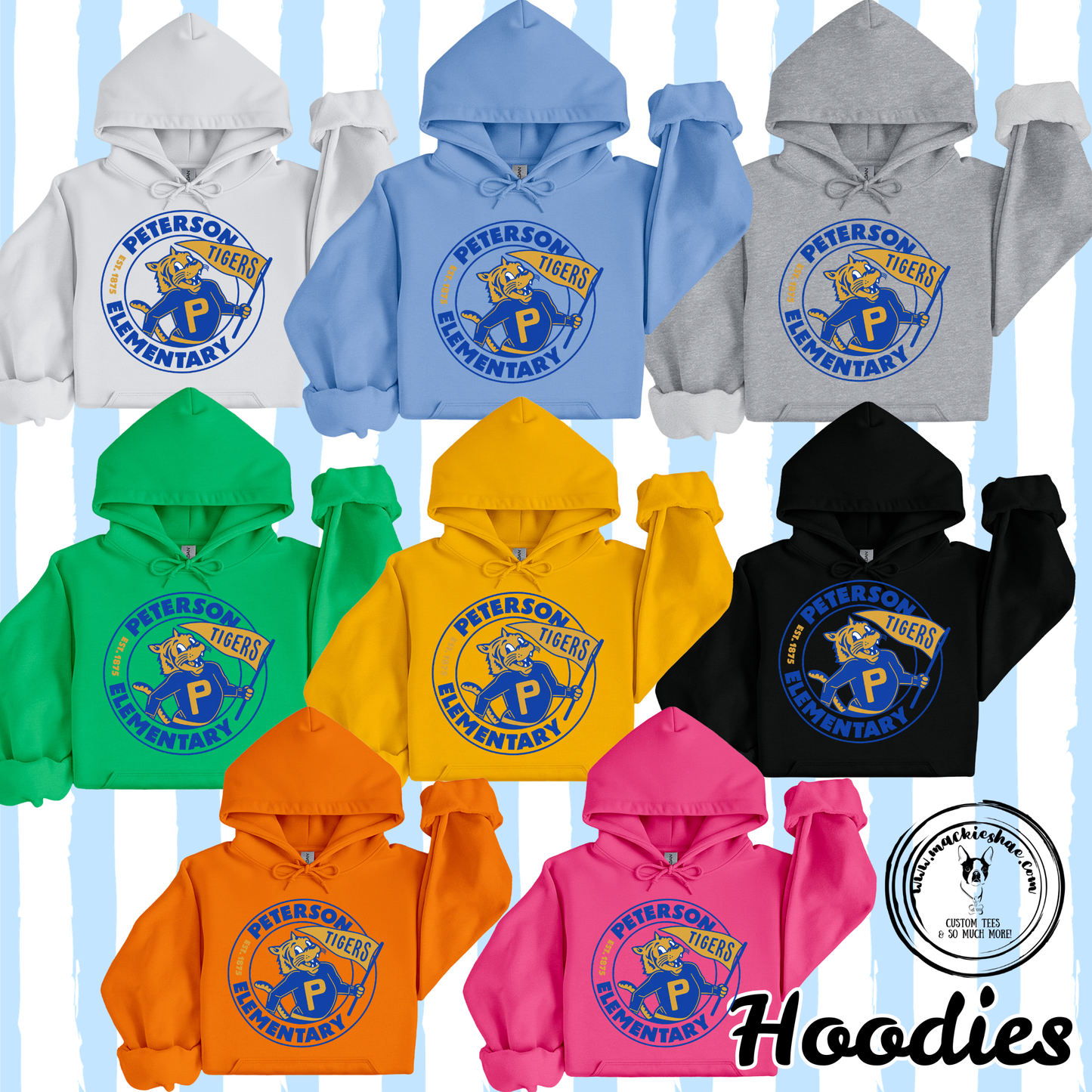 Peterson Elementary- Tigers Est 1875 Hoodie
