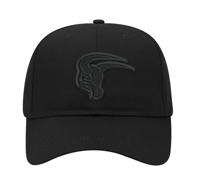 Mavs- Maverick Black on Black Embroidered Hat, 4 Style Options