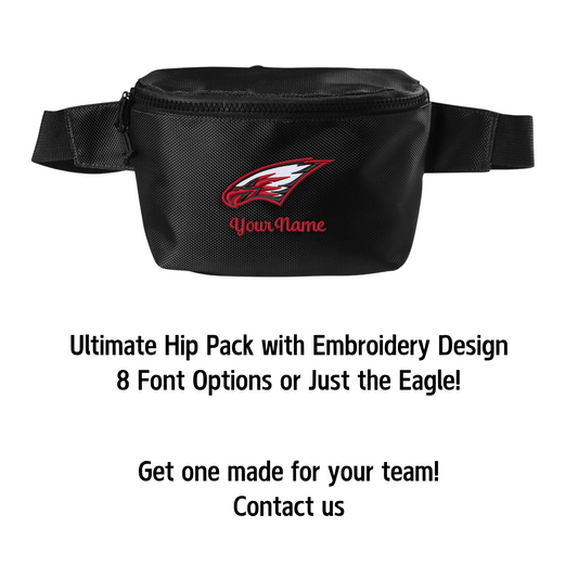 Maize Eagle Ultimate Hip Pack with Embroidery Design, Personalize with your Name!