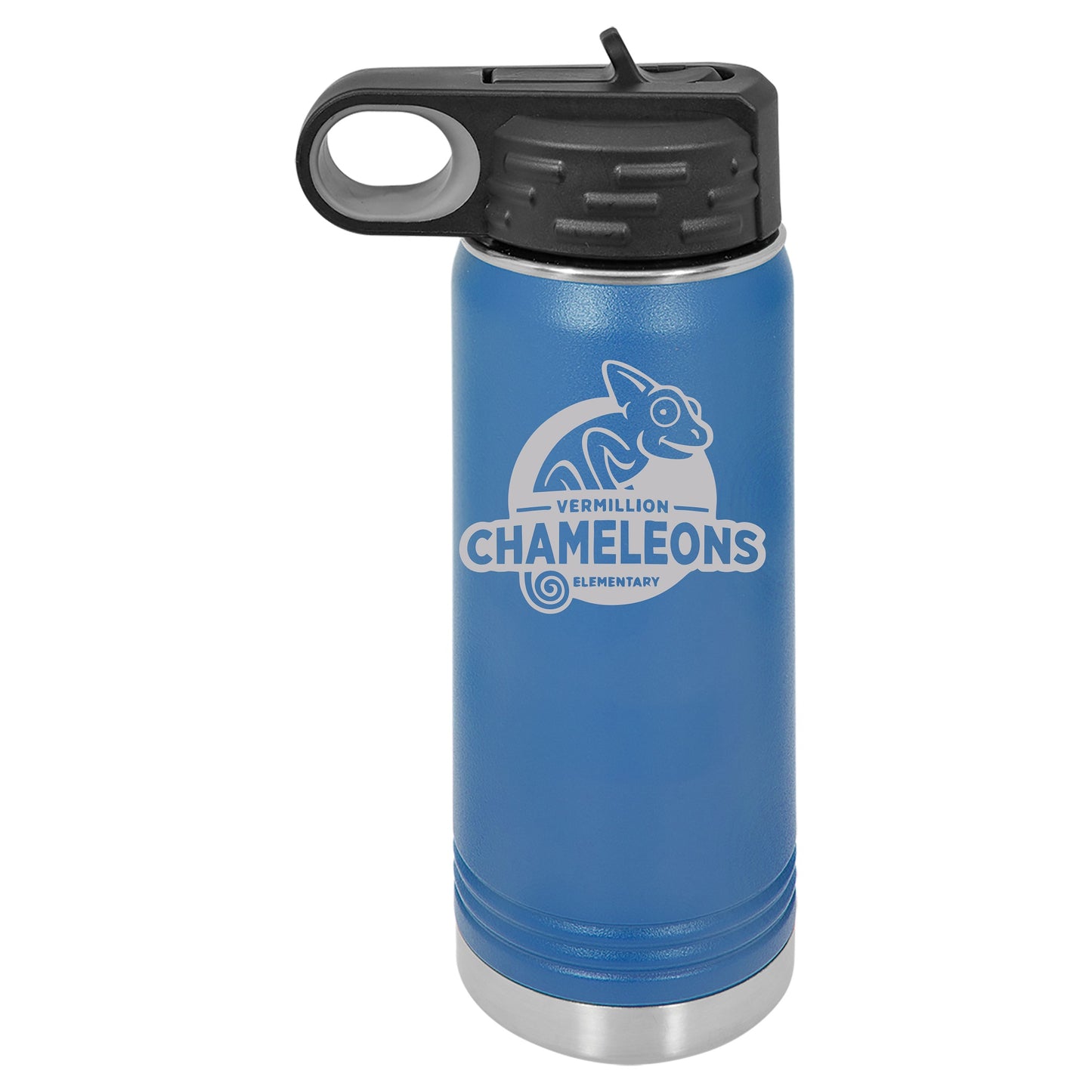 VES-Vermillion Chameleon Water Bottles and Tumblers