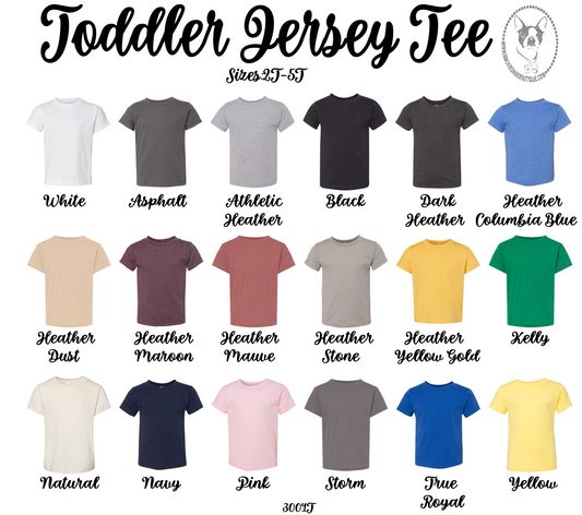 Toddler Jersey Short Sleeve Tee