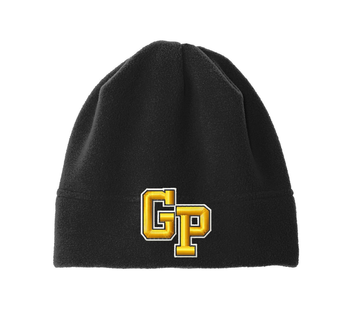 Garden Plain Embroidered Beanie, Non-Rolled Brim (2 Color Options, 2 Design Options)