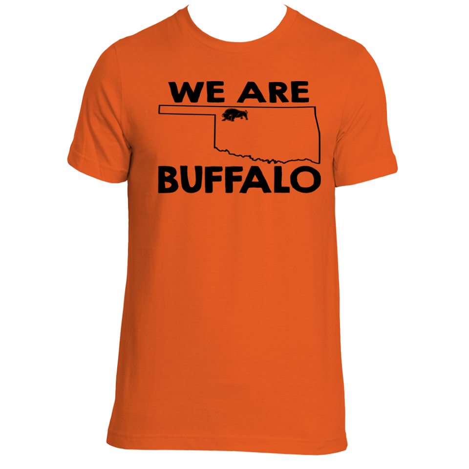 Oklahoma, We are BUFFALO (pick any State and Town) Custom Shirt, Short-Sleeve