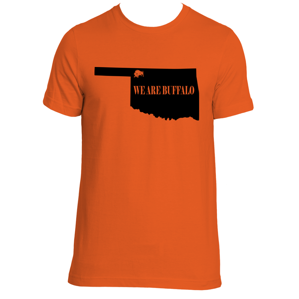 Oklahoma, We are BUFFALO (pick any State and Town) Custom Shirt, Short-Sleeve