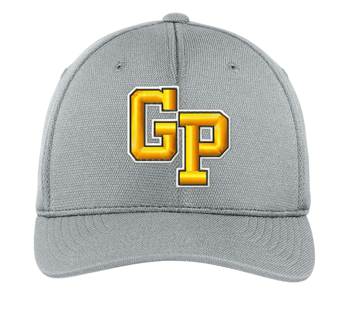 Garden Plain Hat,  Flexfit Cool & Dry Polymesh Hat, 2 Sizes Fitted (4 Color Options, 2 Design Options)