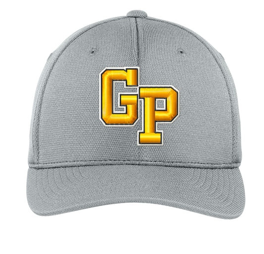 Garden Plain Hat,  Flexfit Cool & Dry Polymesh Hat, 2 Sizes Fitted (4 Color Options, 2 Design Options)