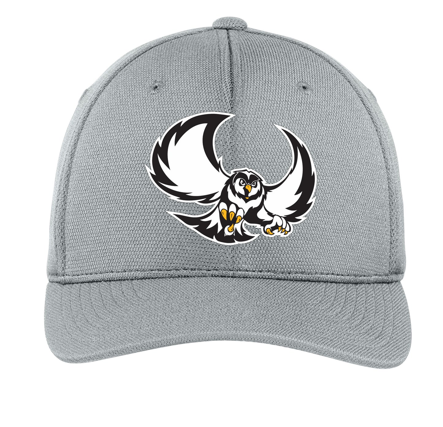 Garden Plain Hat,  Flexfit Cool & Dry Polymesh Hat, 2 Sizes Fitted (4 Color Options, 2 Design Options)