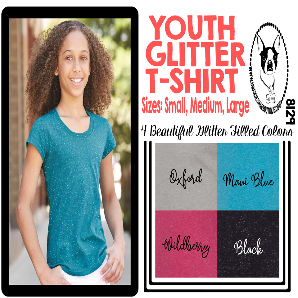 Hit Me with Your Best Shot Custom Shirt for Kids, Glitter Short Sleeve
