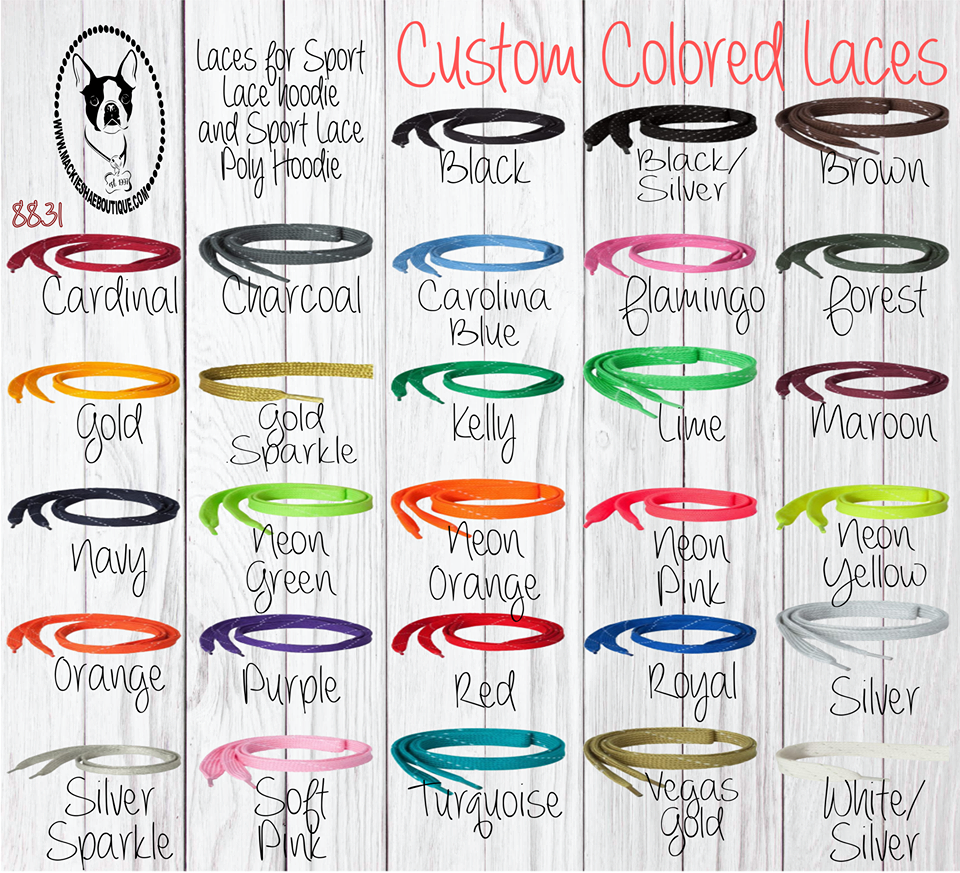 Custom Colored Laces