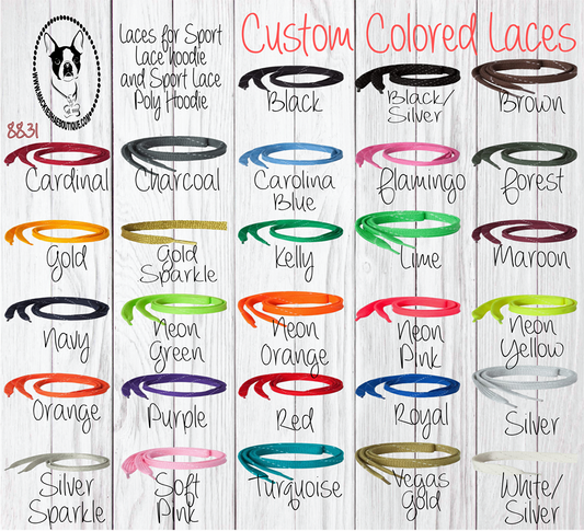 Custom Colored Laces