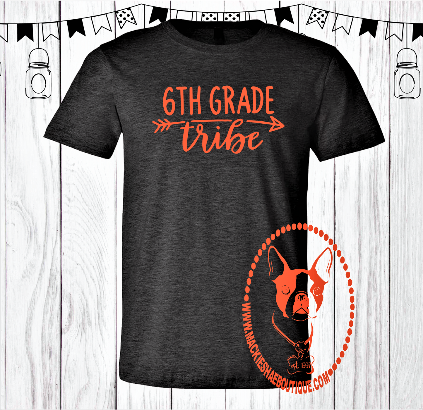 6th Grade {Get Any Grade} Tribe Arrow Custom Shirt, Short Sleeve
