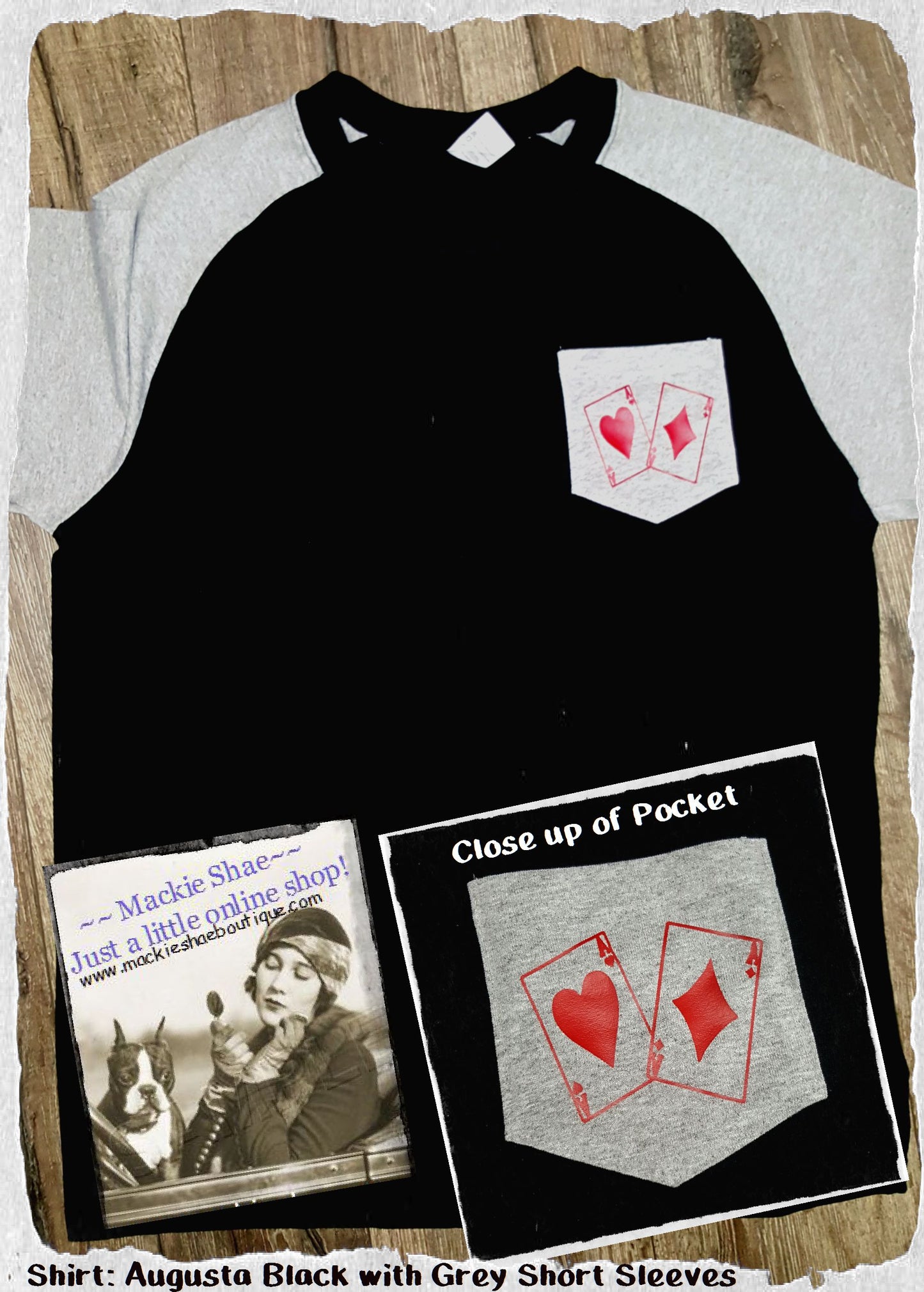 Bucklin Aces Pocket Custom Shirt, Short-Sleeve