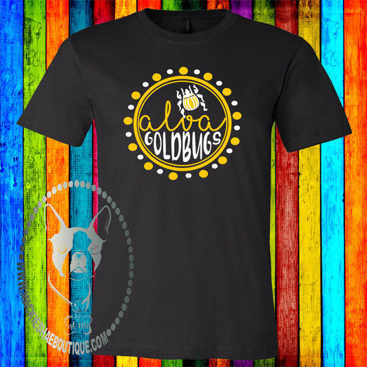 Alva Goldbugs Circle Custom Shirt, Short Sleeve