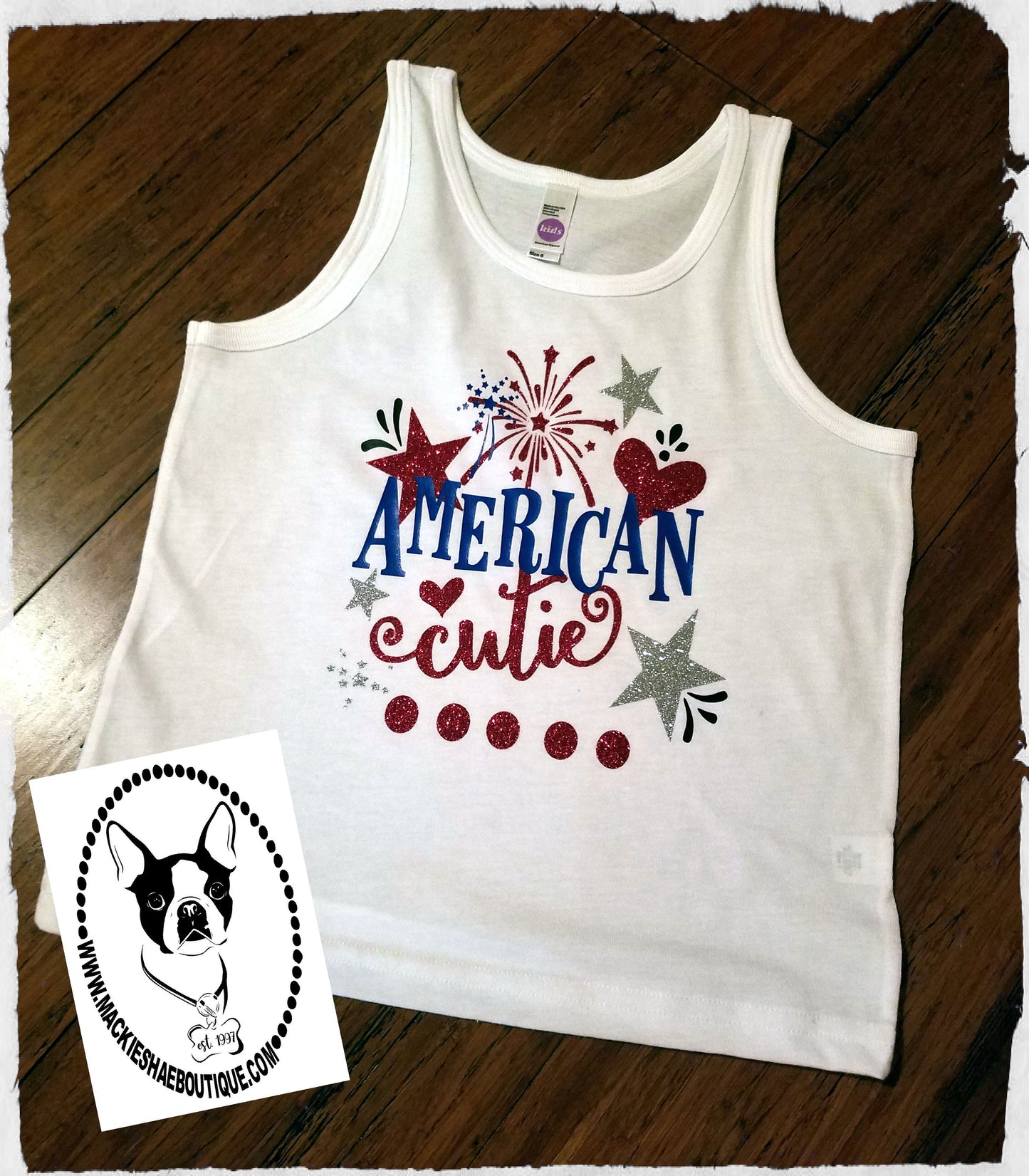 American Cutie Custom Shirt for Kids, Tank