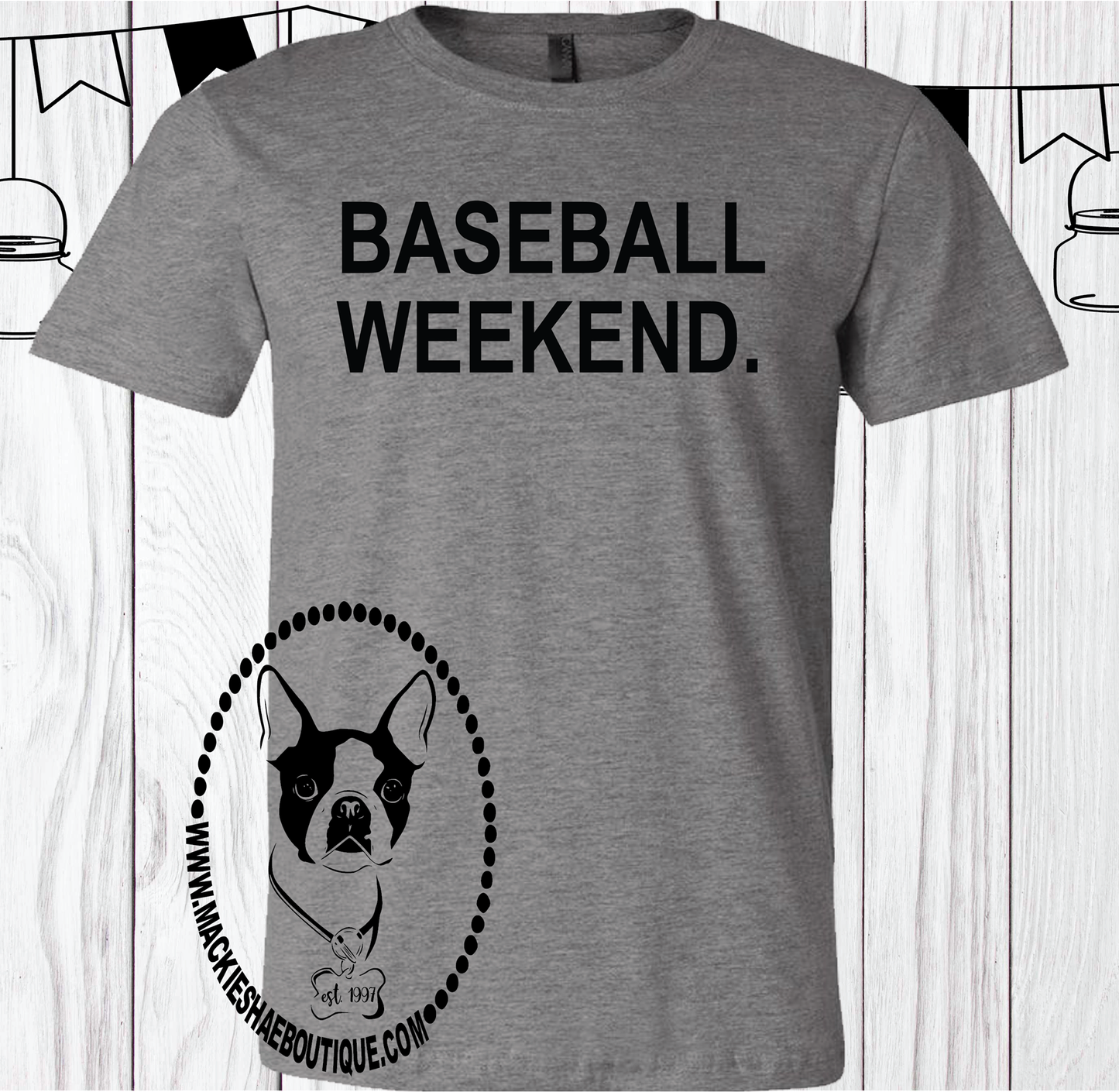Baseball Weekend. Custom Shirt, Short Sleeve