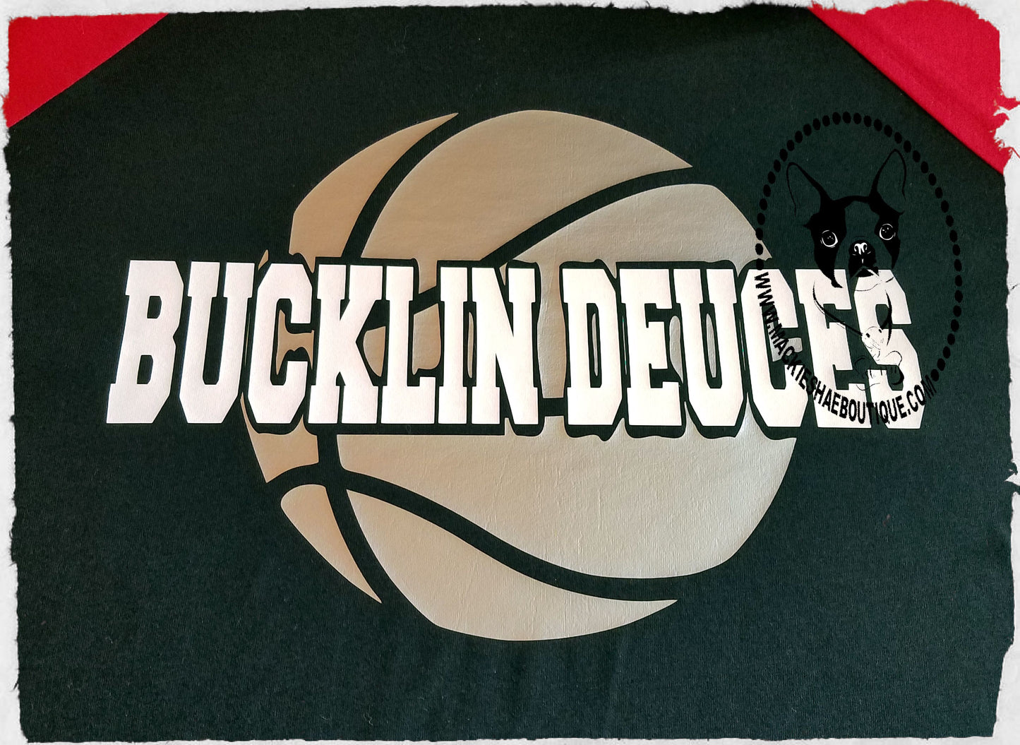 Bucklin Deuces (get any team) Basketball Custom Shirt, 3/4 Sleeve